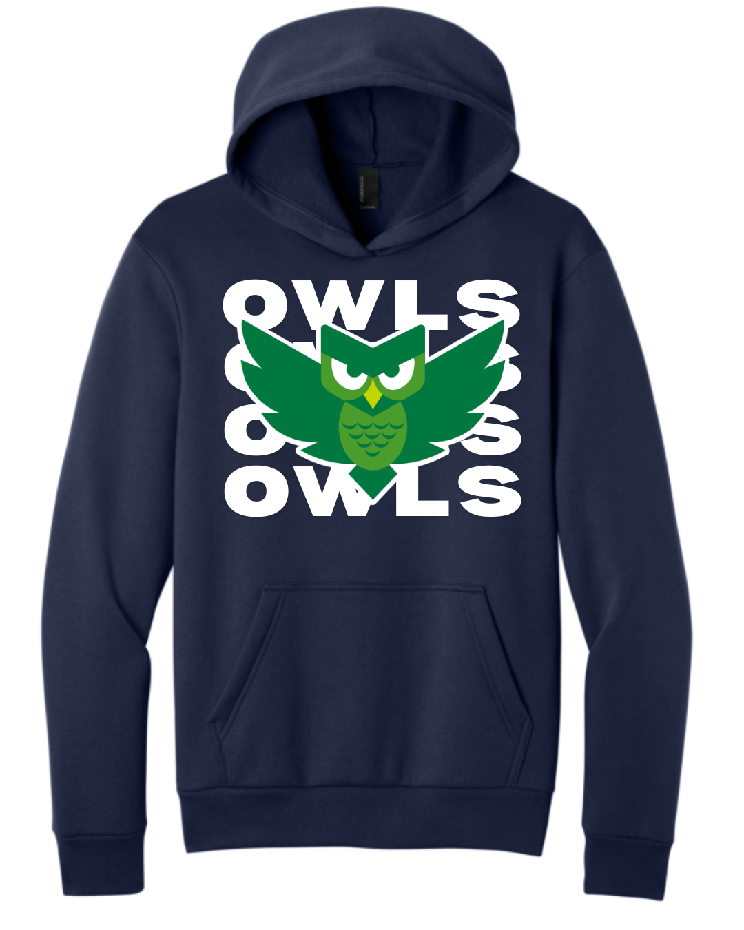 Youth & Adult Navy Owls Hoodie