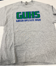 Adult GUHS Letter Logo T-shirt - Clearance Design - SOLD IN PERSON ONLY @ GUHS CAMPUS