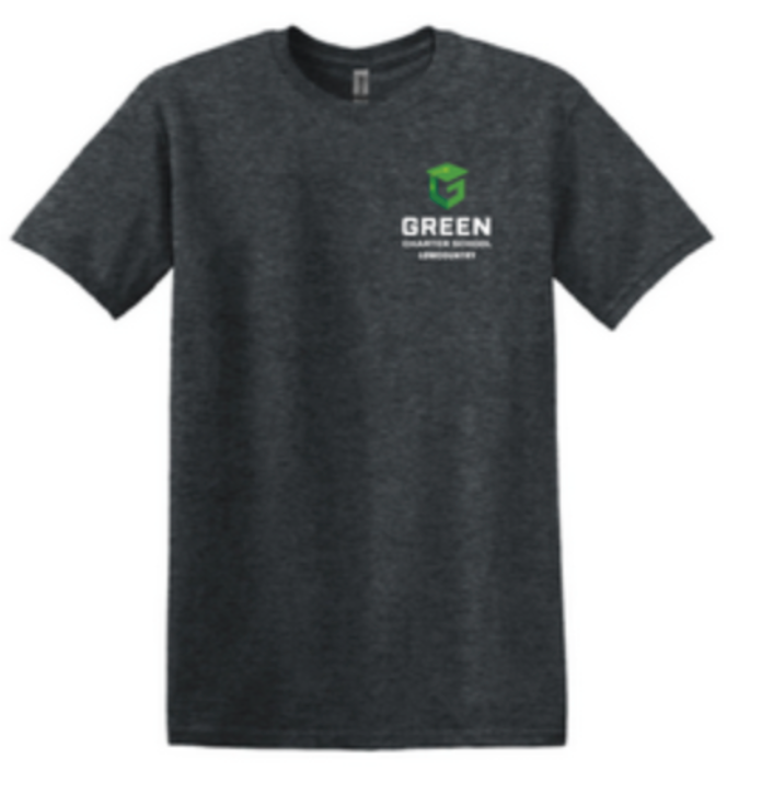 Left Chest School Logo Adult T-shirt - SOLD IN PERSON ONLY @ GREENVILLE MIDDLE CAMPUS