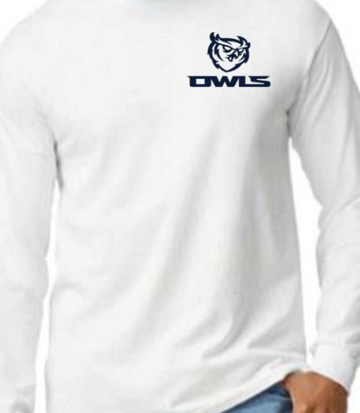 GUHS Owls Adult Long Sleeve T-Shirt