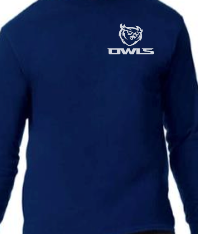 GUHS Owls Adult Long Sleeve T-Shirt