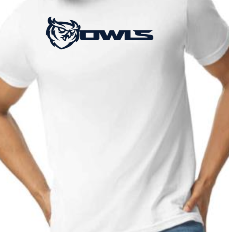 GUHS Owls Head Adult Short Sleeve T-shirt - SOLD IN PERSON ONLY @ MIDLANDS CAMPUS