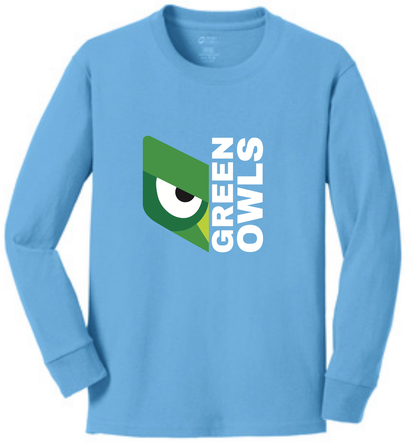 Half Owl Head Youth Long Sleeve T-Shirt - SOLD IN PERSON ONLY @ MIDLANDS CAMPUS