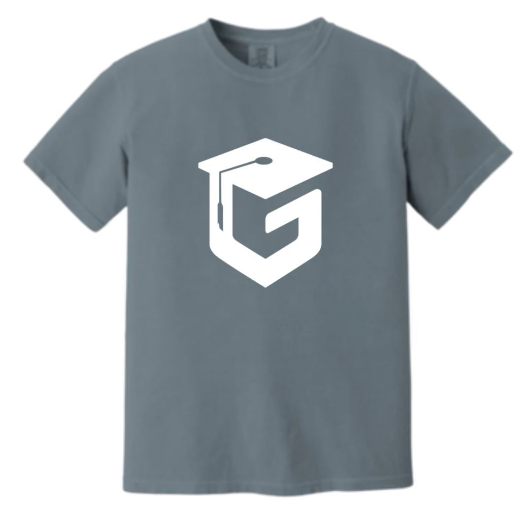 Comfort Colors GREEN Front Chest Logo Youth Tshirt