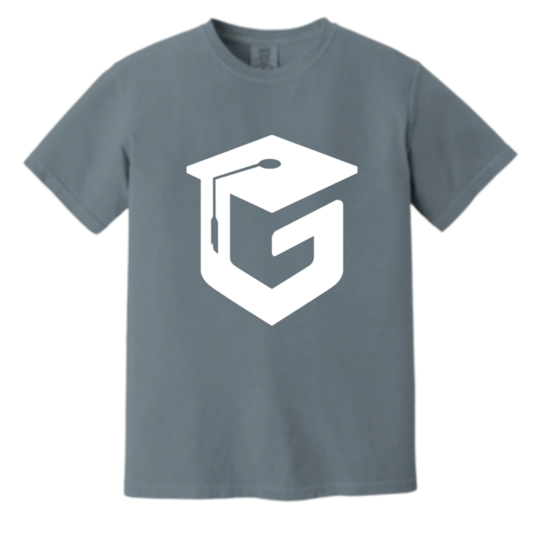 Comfort Colors GREEN Front Chest Logo Adult Tshirt - SOLD IN PERSON ONLY @ MIDLANDS CAMPUS