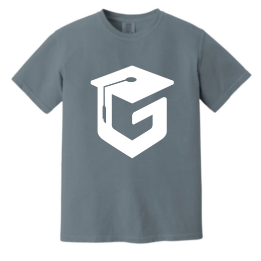 Comfort Colors GREEN Front Chest Logo Adult Tshirt - SOLD IN PERSON ONLY @ MIDLANDS CAMPUS