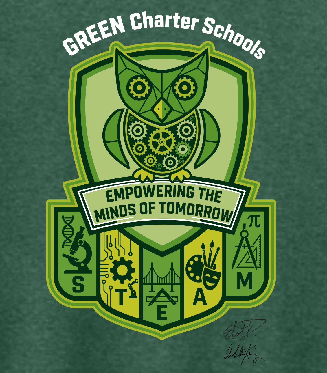 Youth & Adult GREEN Charter STEAM - King & Deligny Design