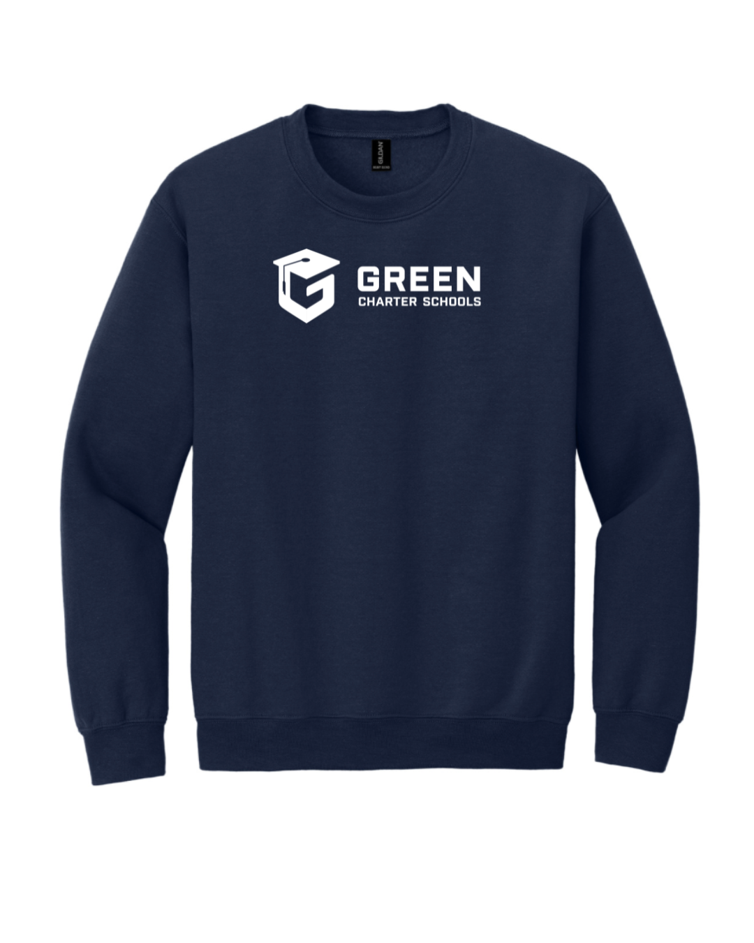 Youth & Adult GREEN Charter Crewneck